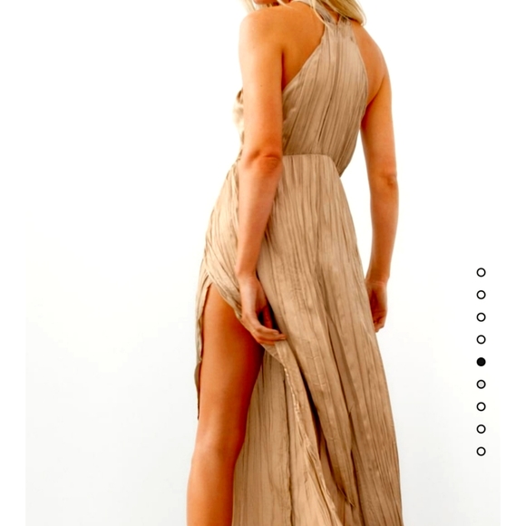 Zara Satin Effect Halter Jumpsuif - Picture 6 of 8